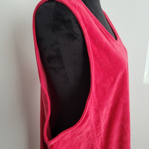 Denim&Co Red Sleeveless Jumper Maxi Dress - Picture 5 of 11